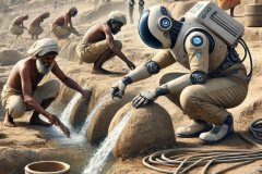 les indiens aidés par une civilisation avancée