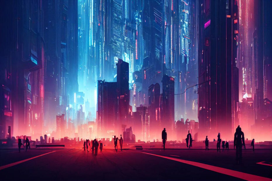 cyberpunk city