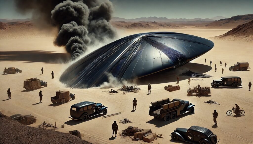 crash soucoupe volante roswell par erreur