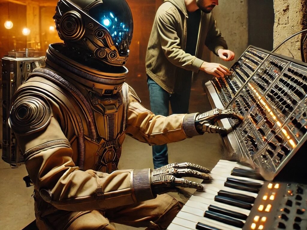 je communique avec un extraterrestre avec de la techno