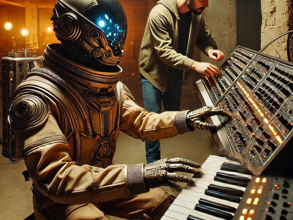 je communique avec un extraterrestre avec de la techno