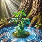 analyse une plante au laser